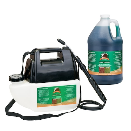 Just Scentsational Green Up Grass Colorant With A Battery Powered Gallon Sprayer By Bare Ground GUGC-PS1